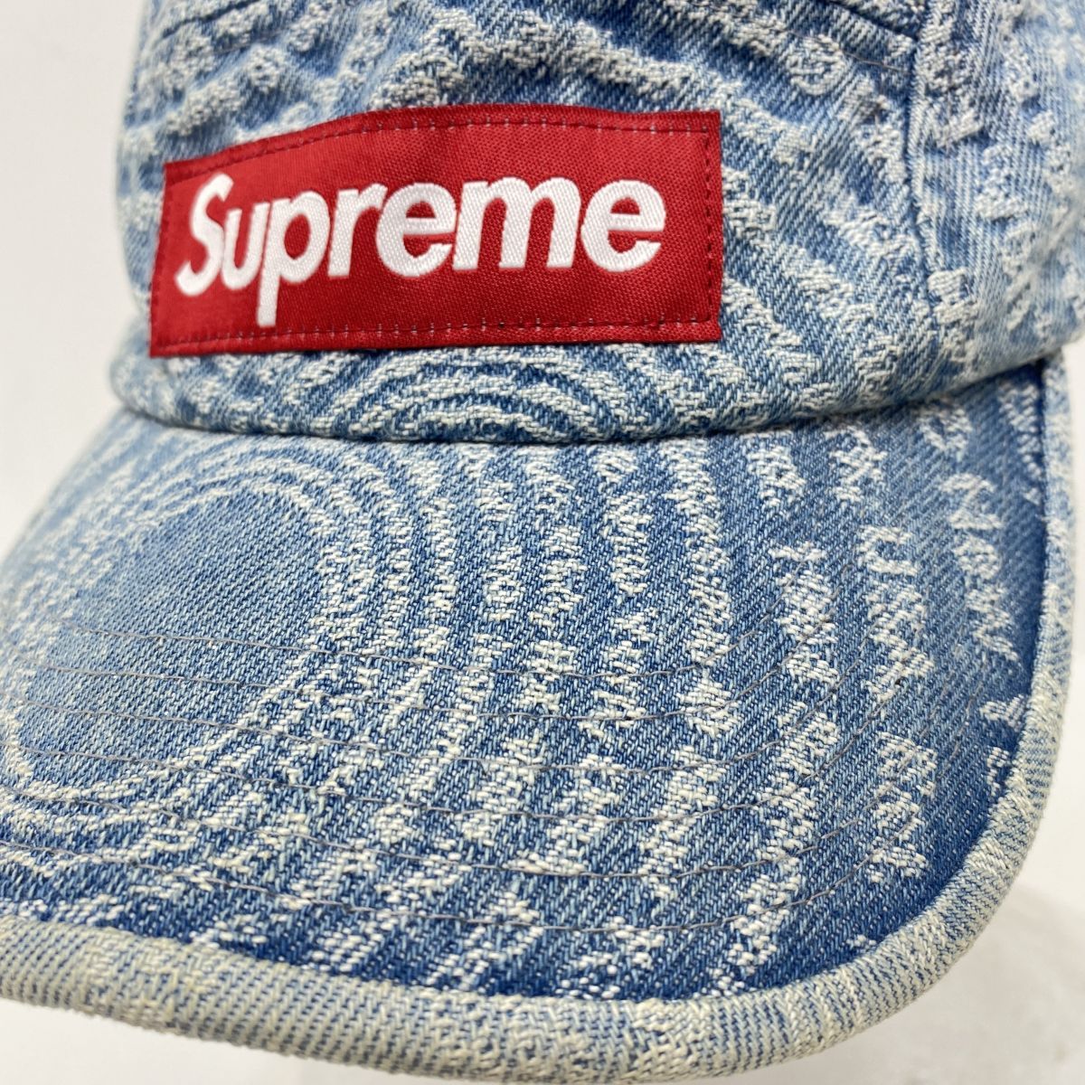 Supreme Circles Jacquard Denim Camp Cap シュプリーム キャンプ