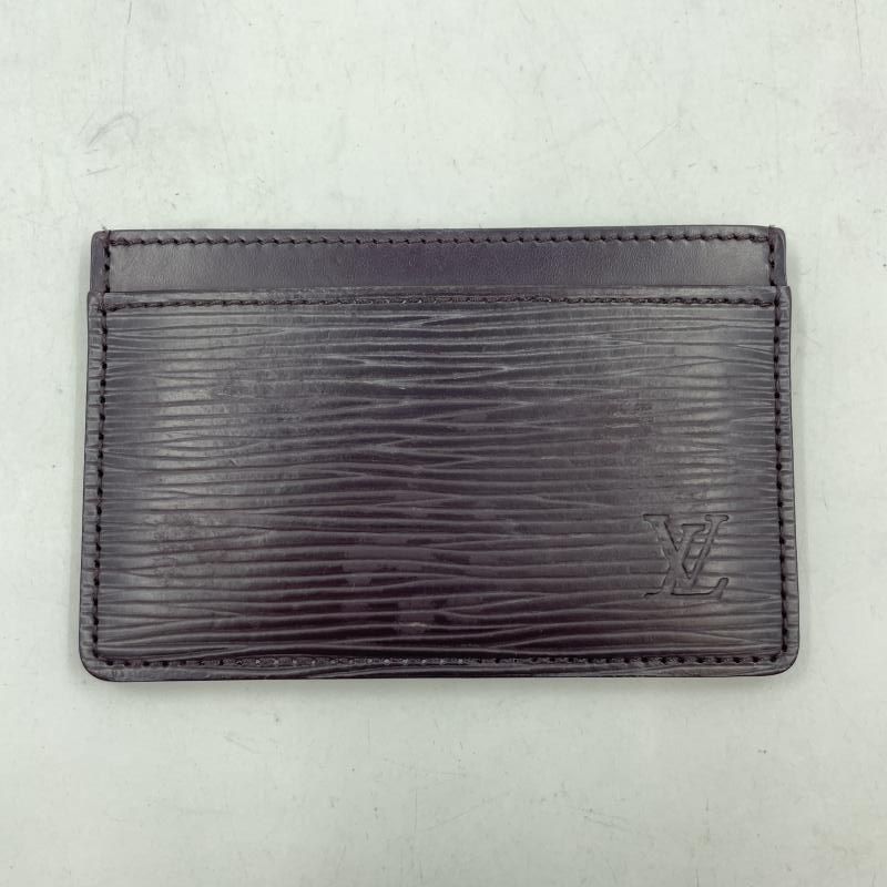 中古】LOUIS VUITTON エピ ポルトカルト サーンプル レザーカード