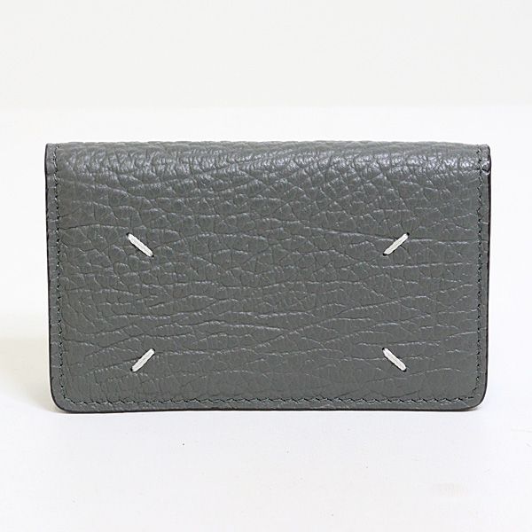 メゾン マルジェラ 4ステッチ カードケース SA3VX0008 P4455 T8127 グレー系 牛革【中古】Aランク 30,745円
