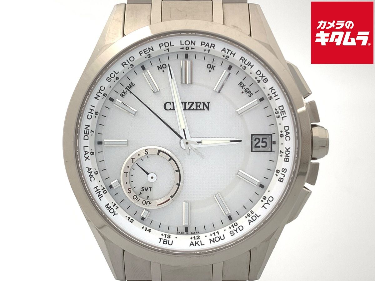 【中古】 【並品】 シチズン アテッサ シルバー CC3010-51A/F150-T021581 チタン