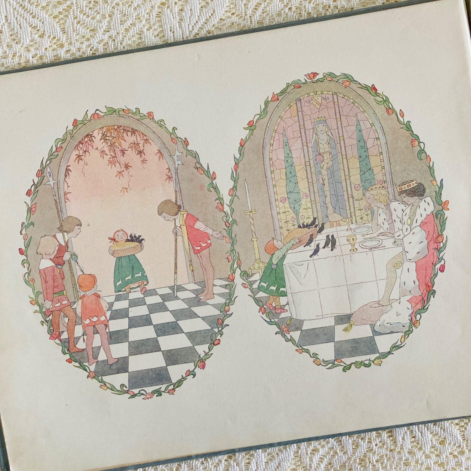 ル・メール挿絵の優雅なアンティーク楽譜絵本 Our Old Nursery Rhymes