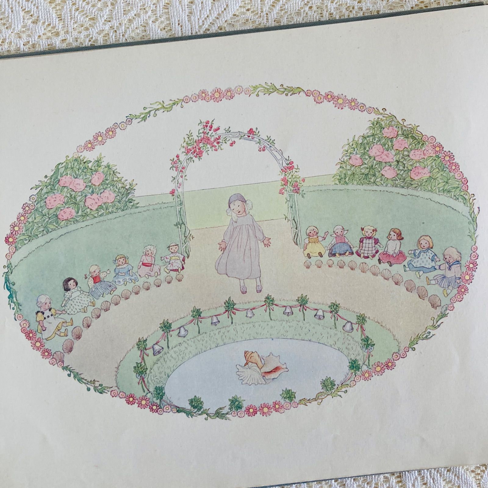 ル・メール挿絵の優雅なアンティーク楽譜絵本 Our Old Nursery Rhymes