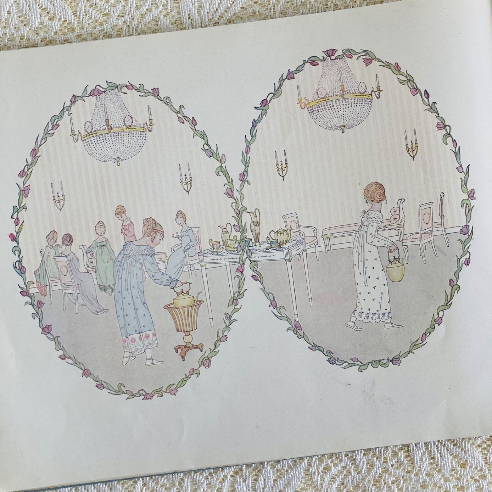 ル・メール挿絵の優雅なアンティーク楽譜絵本 Our Old Nursery Rhymes