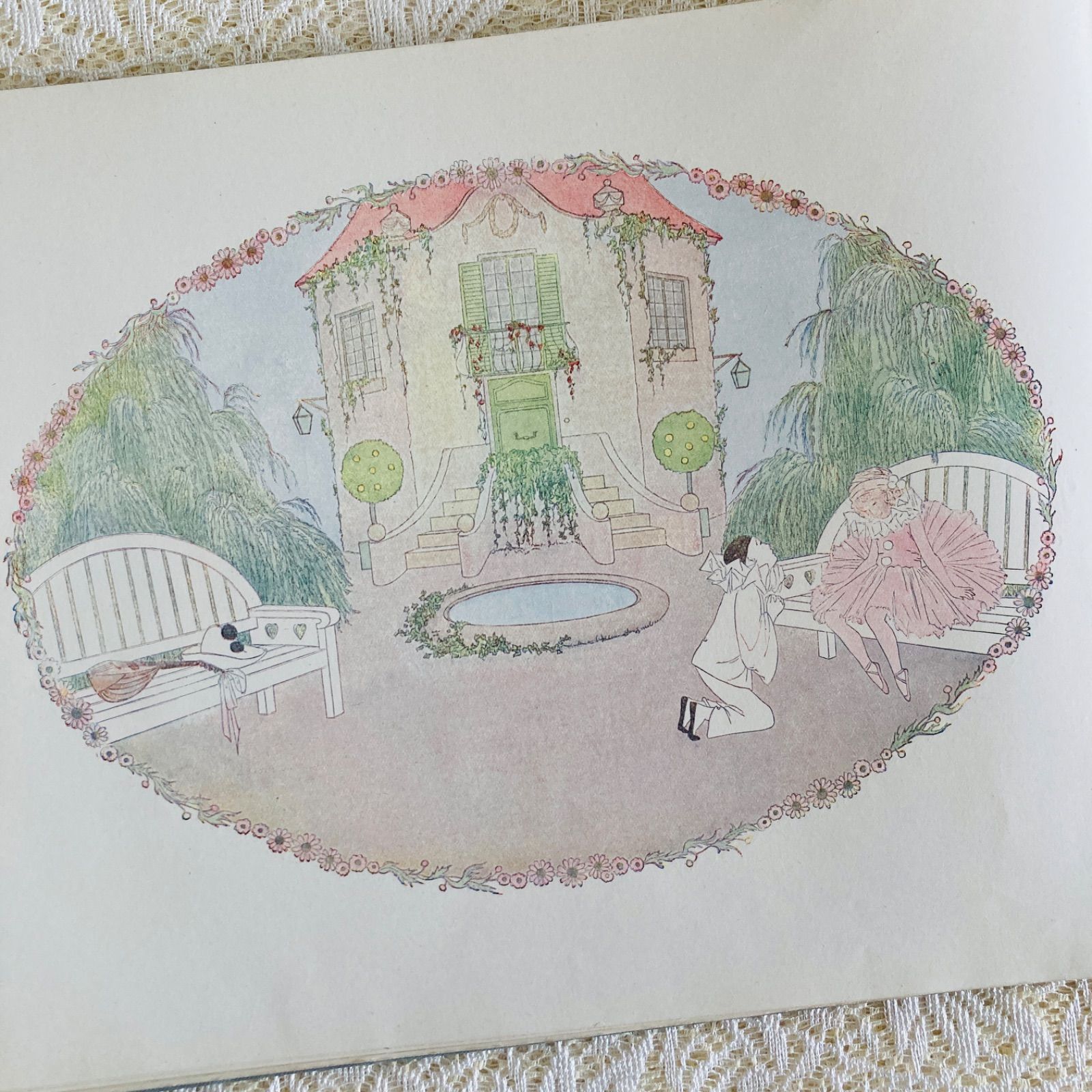 ル・メール挿絵の優雅なアンティーク楽譜絵本 Our Old Nursery Rhymes