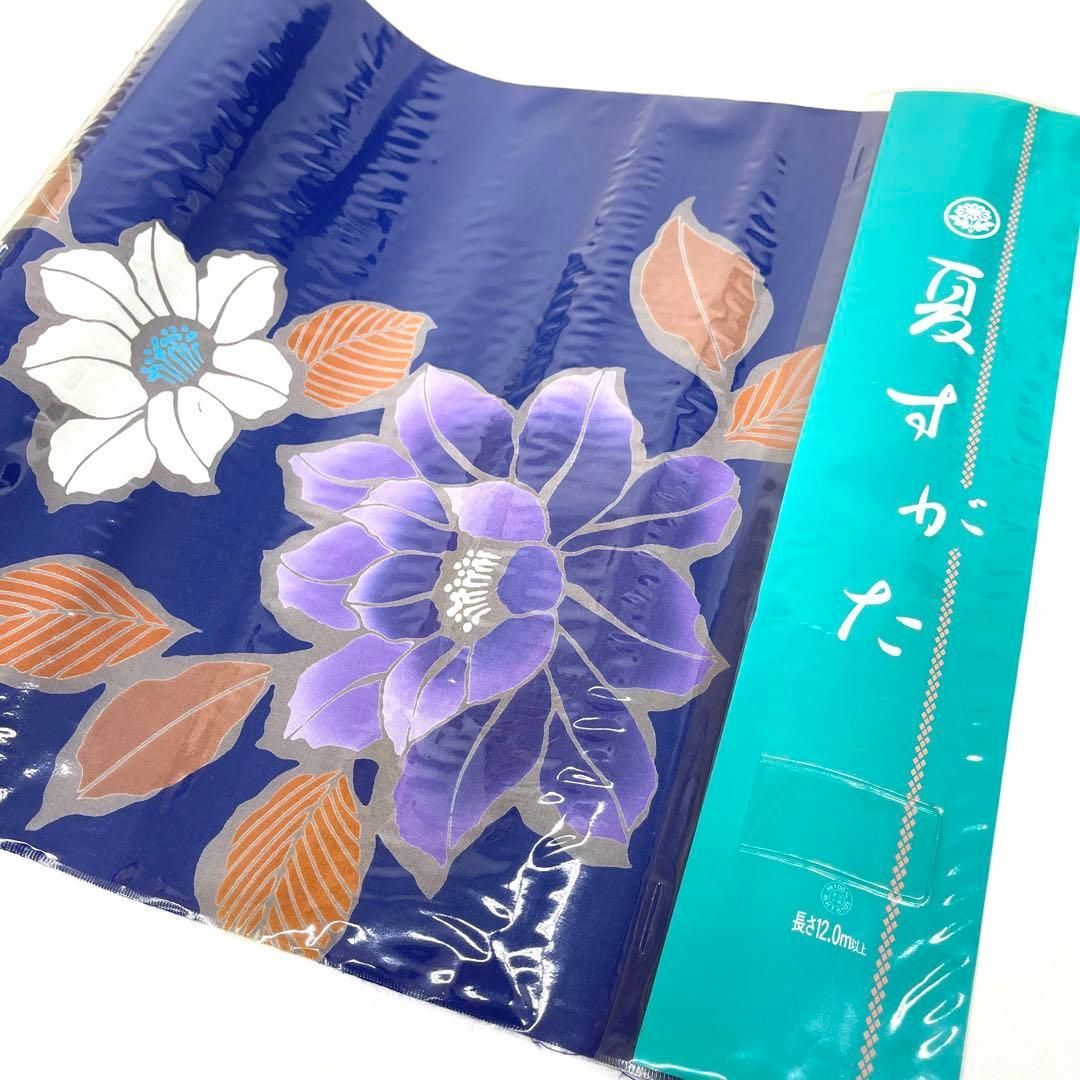 着物と帯 時流】T26632◇浴衣反物 未使用品◇注染 青 - メルカリ