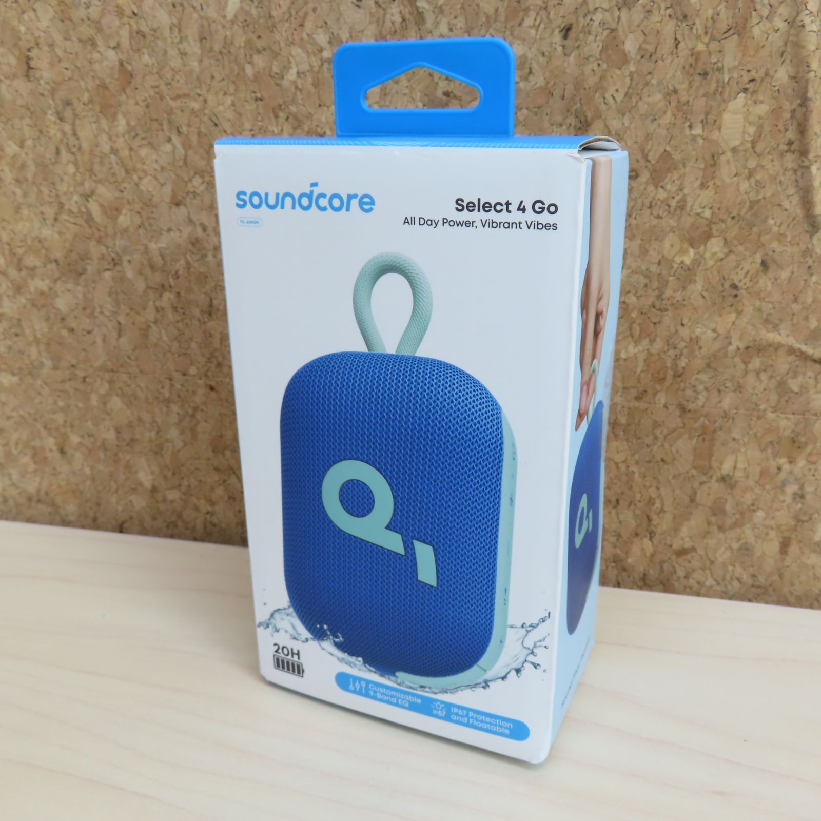ANKER ワイヤレススピーカー ブルー soundcore Anker ワイヤレススピーカー Select 4 Go ブルー 未開封保管