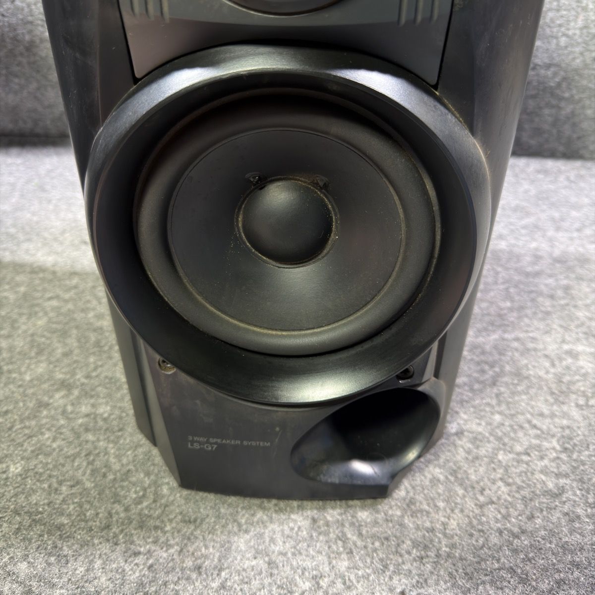 ジャンク】KENWOOD ケンウッド 3ウェイスピーカーペア LS-G7 80W 6Ω