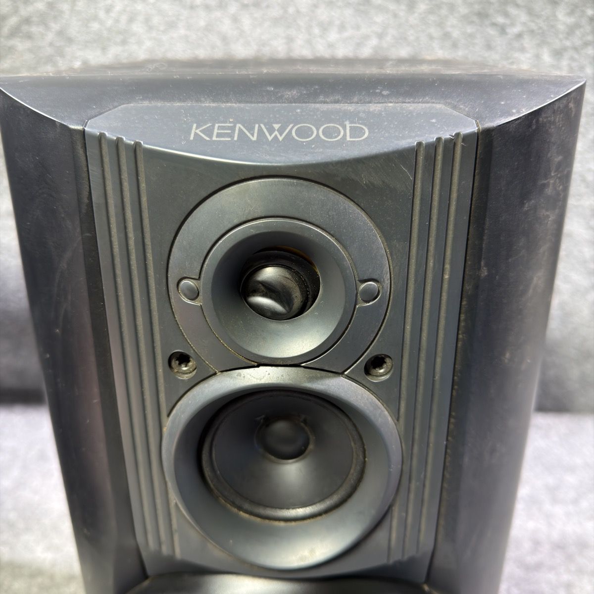 ジャンク】KENWOOD ケンウッド 3ウェイスピーカーペア LS-G7 80W 6Ω