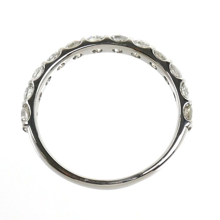 Pt900プラチナ ハーフエタニティ リング・指輪 ダイヤモンド1.002ct 14