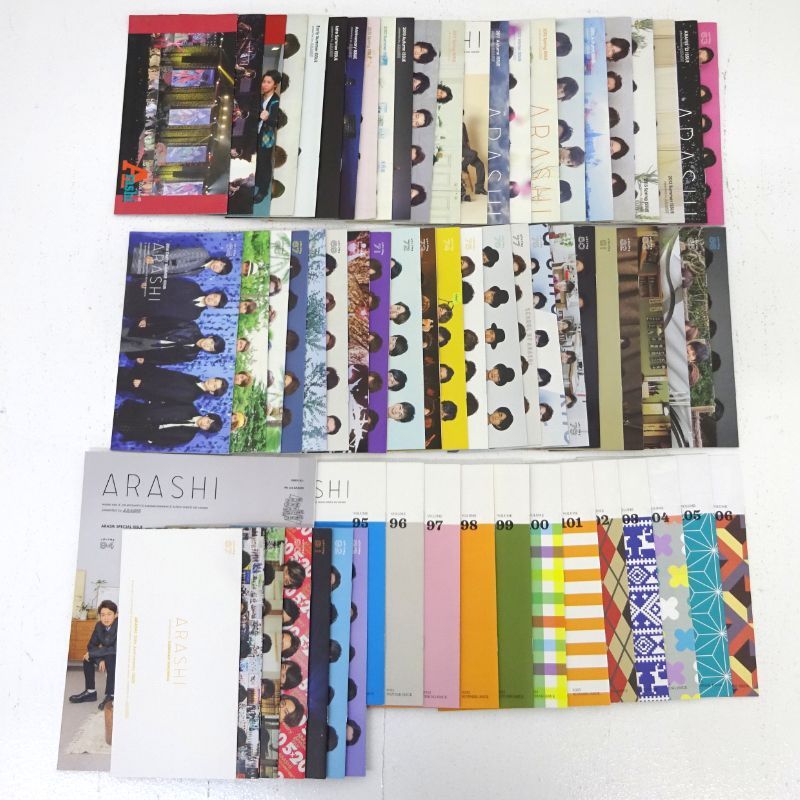 三重店】嵐 ファンクラブ 会報 40号～106号 計67冊 まとめ売りセット