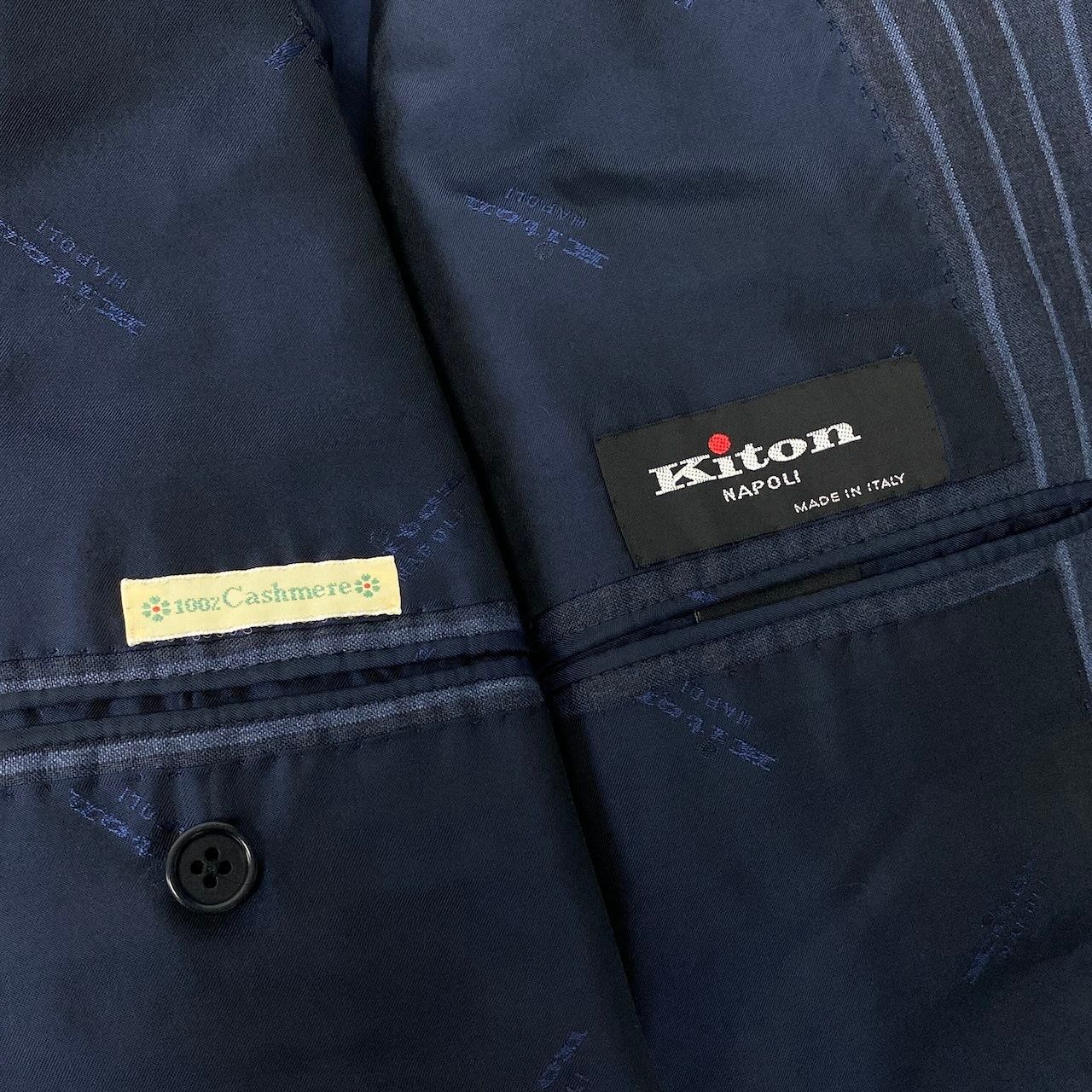 49d5 【イタリア製】Kiton キートン キトン サイズ54 カシミヤ100％ 3