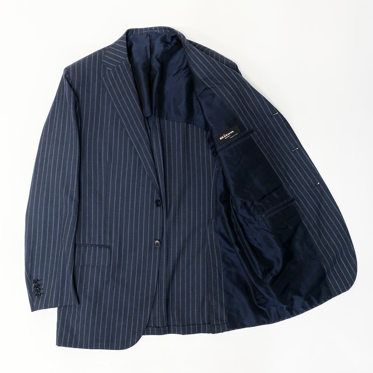 49d5 【イタリア製】Kiton キートン キトン サイズ54 カシミヤ100％ 3