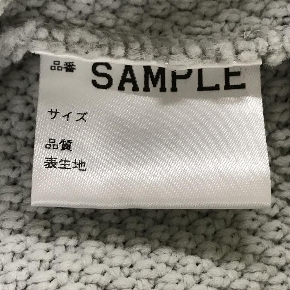 超美品】パーリーゲイツ ニットベスト グレー×ネイビー ケーブル編み V