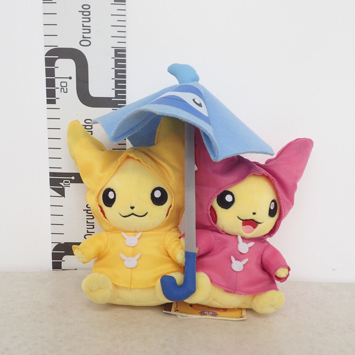 ポケモンセンター ぬいぐるみ マンスリーペアピカチュウ2016年 6月 紙
