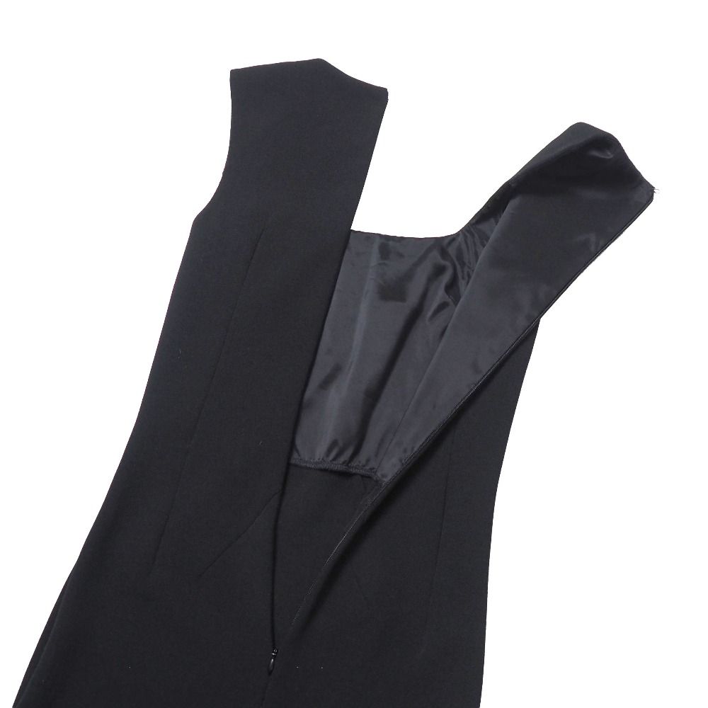 DOLCE&GABBANA 黒ノースリーブ　タイトワンピ24 38 □美品□D&G ディーアンドジー ヴィンテージ ワンピース サイズ24/38