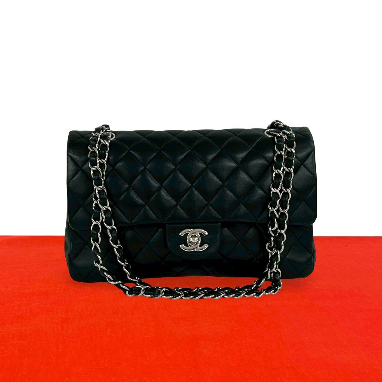 極 美品 シール有り 12番台 CHANEL シャネル マトラッセ ココマーク
