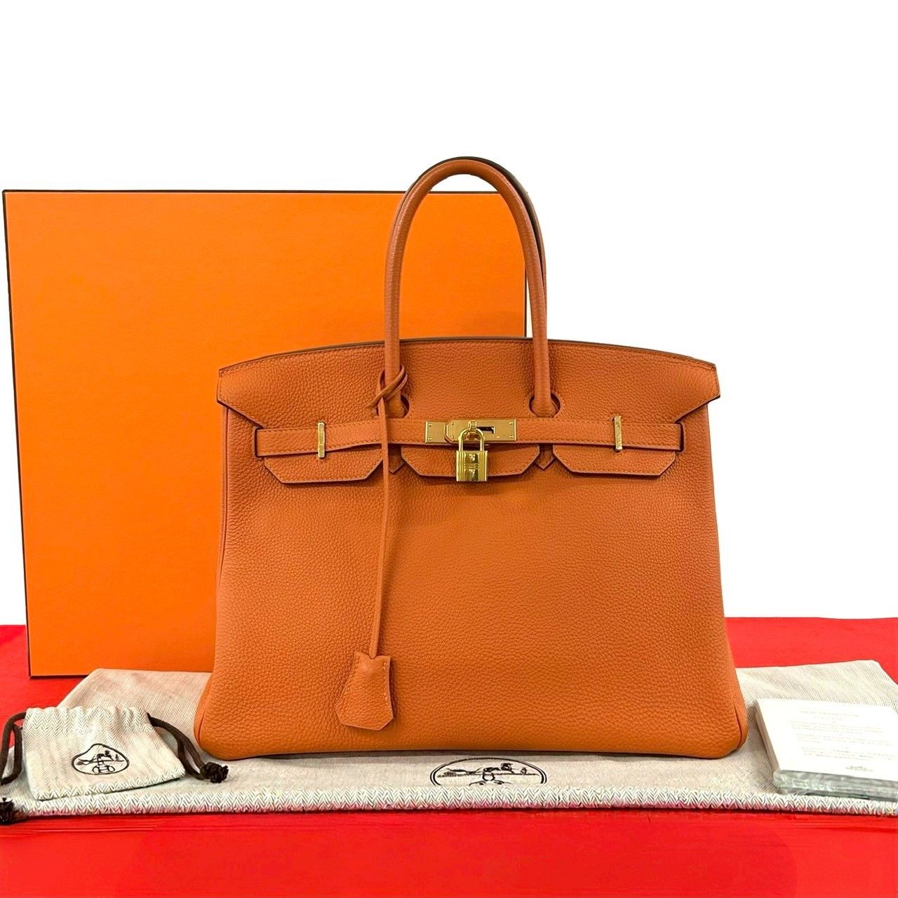 極 美品 箱 袋付き □Q 刻印 HERMES エルメス バーキン 35 トリヨン