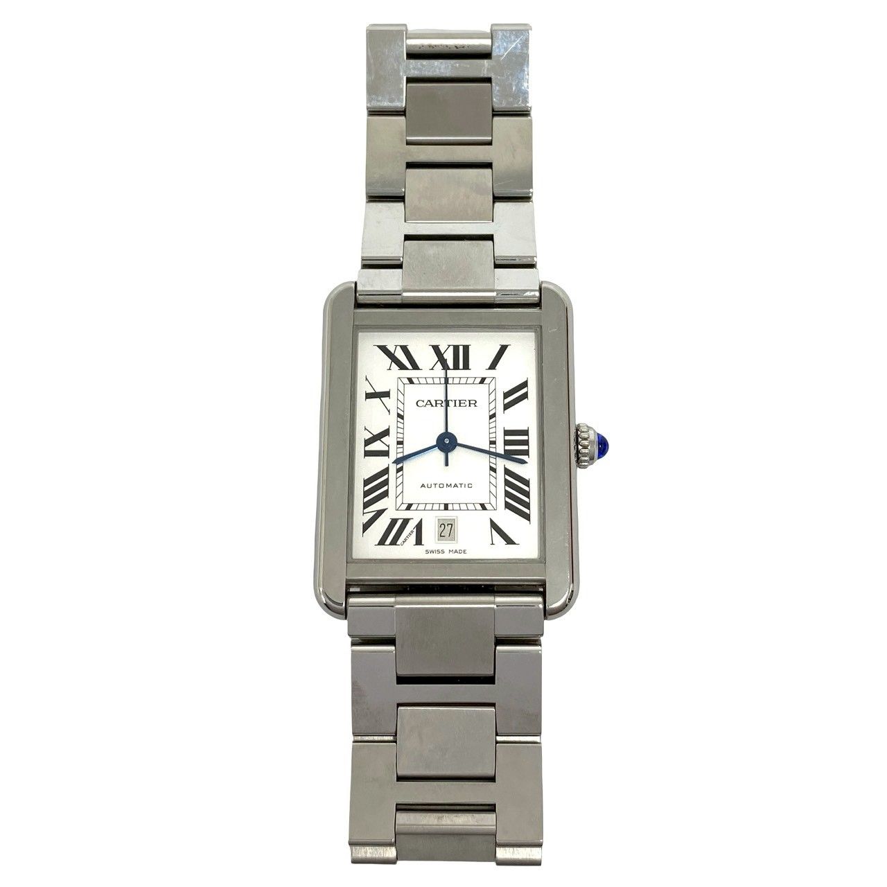 極 美品 保存箱付き CARTIER カルティエ タンク ソロ XL ステンレス