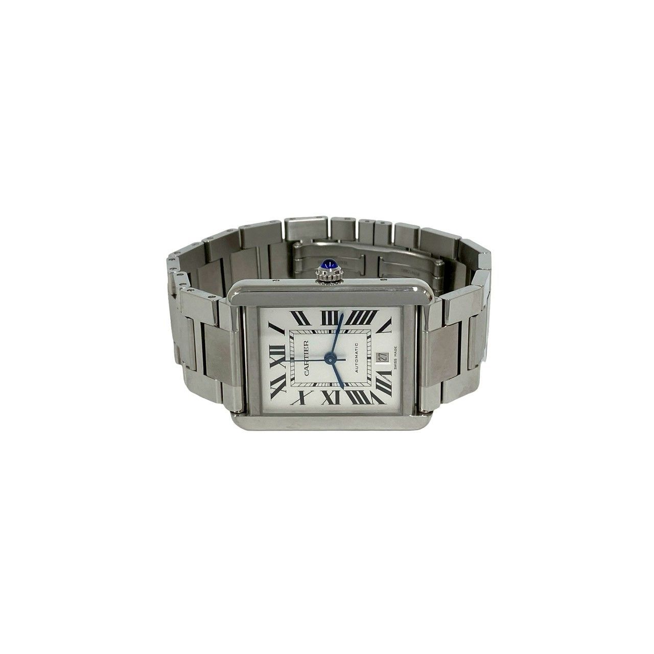 極 美品 保存箱付き CARTIER カルティエ タンク ソロ XL ステンレス