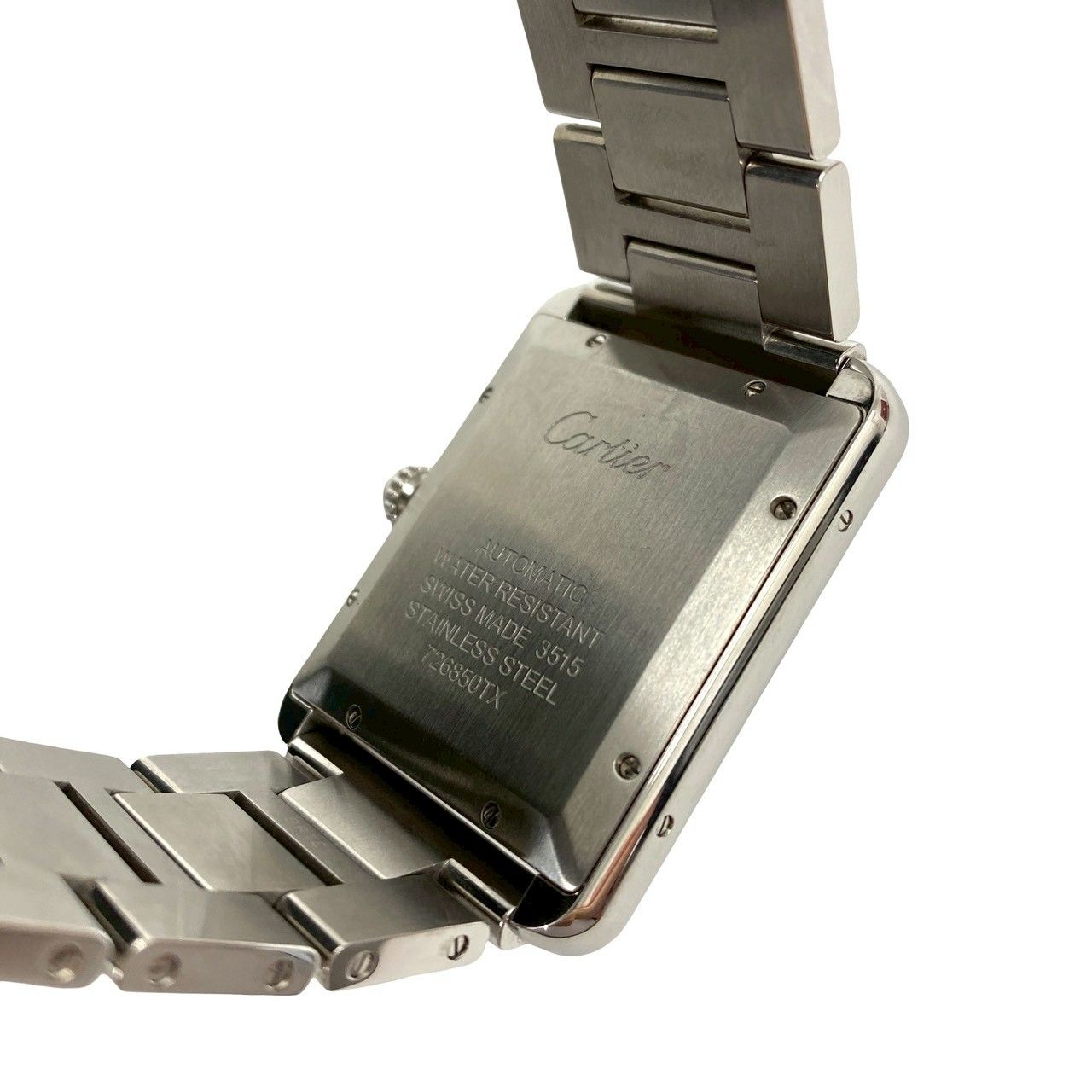 極 美品 保存箱付き CARTIER カルティエ タンク ソロ XL ステンレス