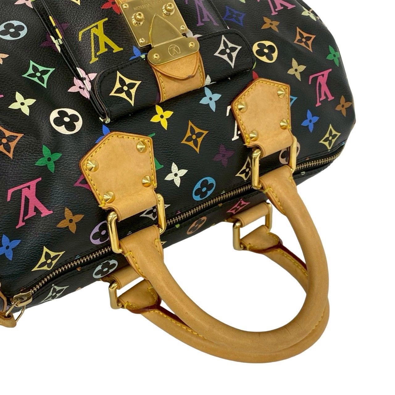 極 美品 LOUIS VUITTON ルイヴィトン スピーディ 30 モノグラム マルチ 