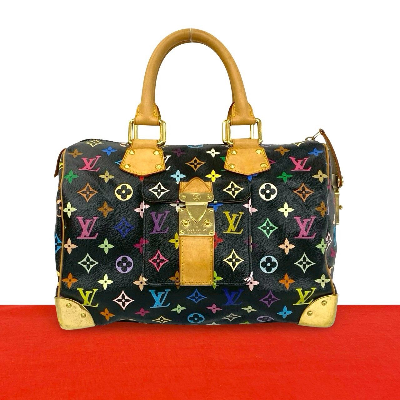 LOUIS VUITTON ルイヴィトン　スピーディー 30 マルチカラー 極 美品 LOUIS VUITTON ルイヴィトン スピーディ 30 モノグラム マルチ
