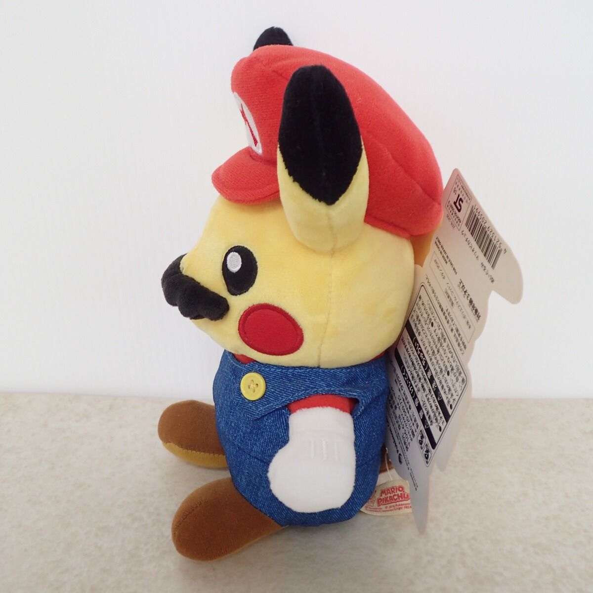 ポケモンセンター ぬいぐるみ マリオピカチュウ 紙タグ付き