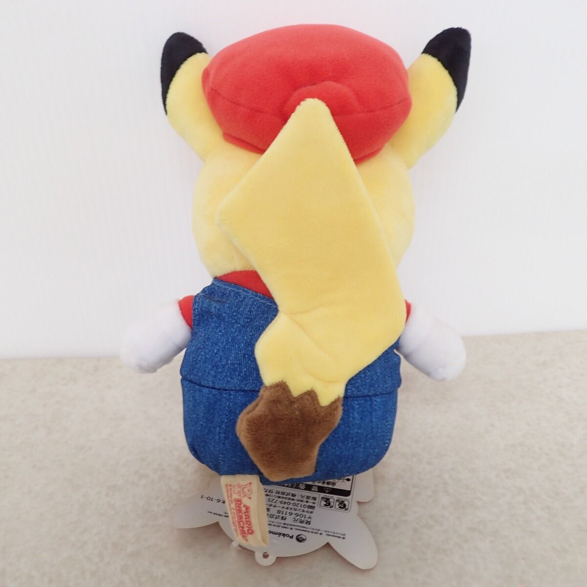 ポケモンセンター ぬいぐるみ マリオピカチュウ 紙タグ付き