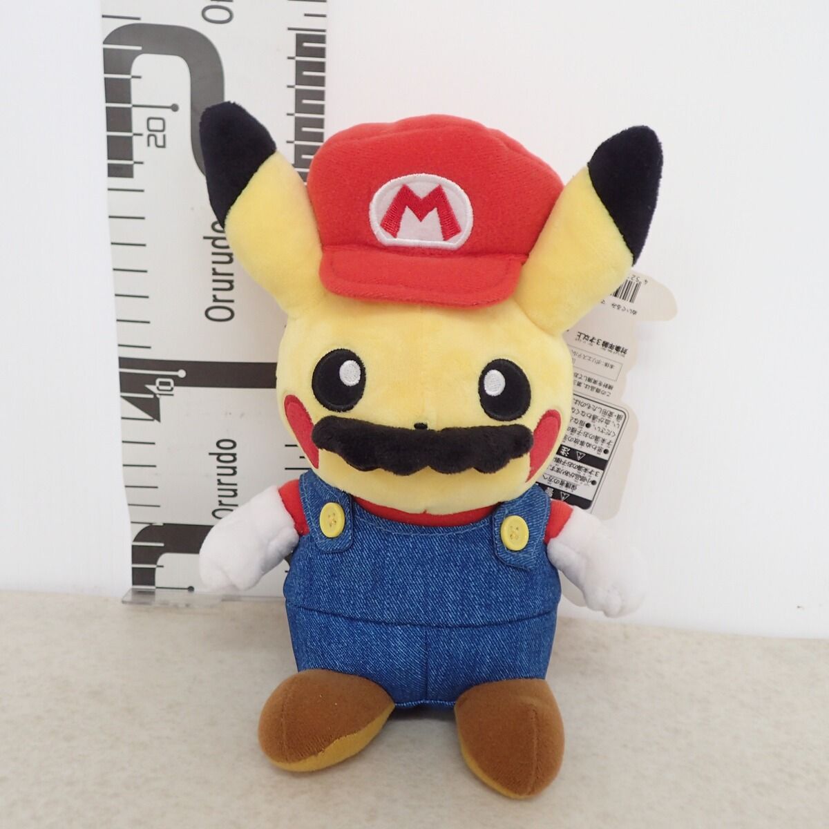 ポケモンセンター ぬいぐるみ マリオピカチュウ 紙タグ付き