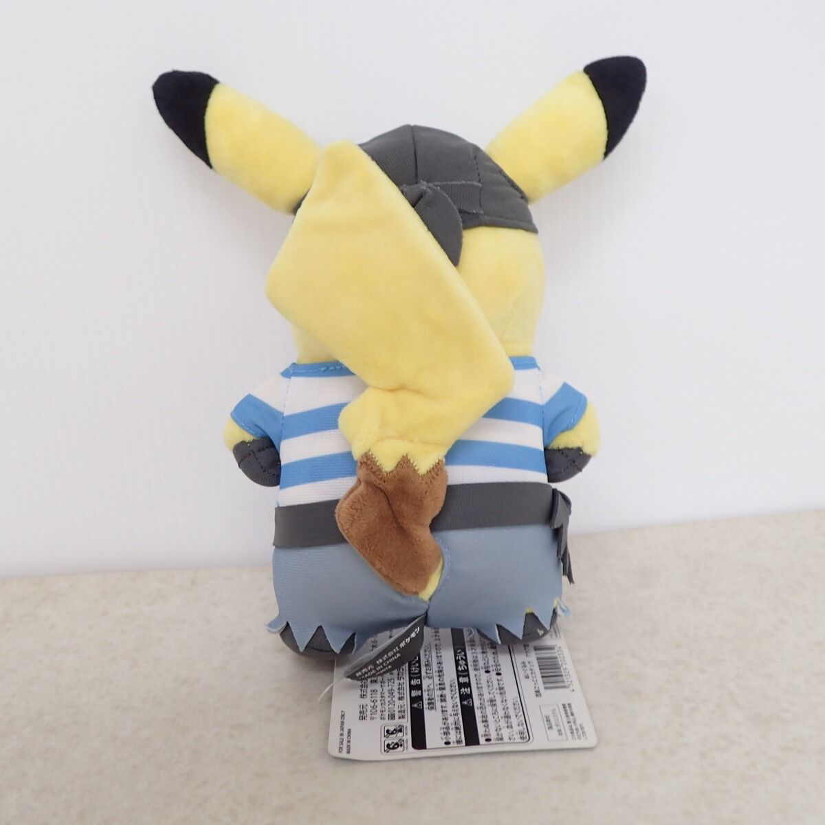 ポケモンセンター ぬいぐるみ 団員ごっこピカチュウ アクア団 紙タグ