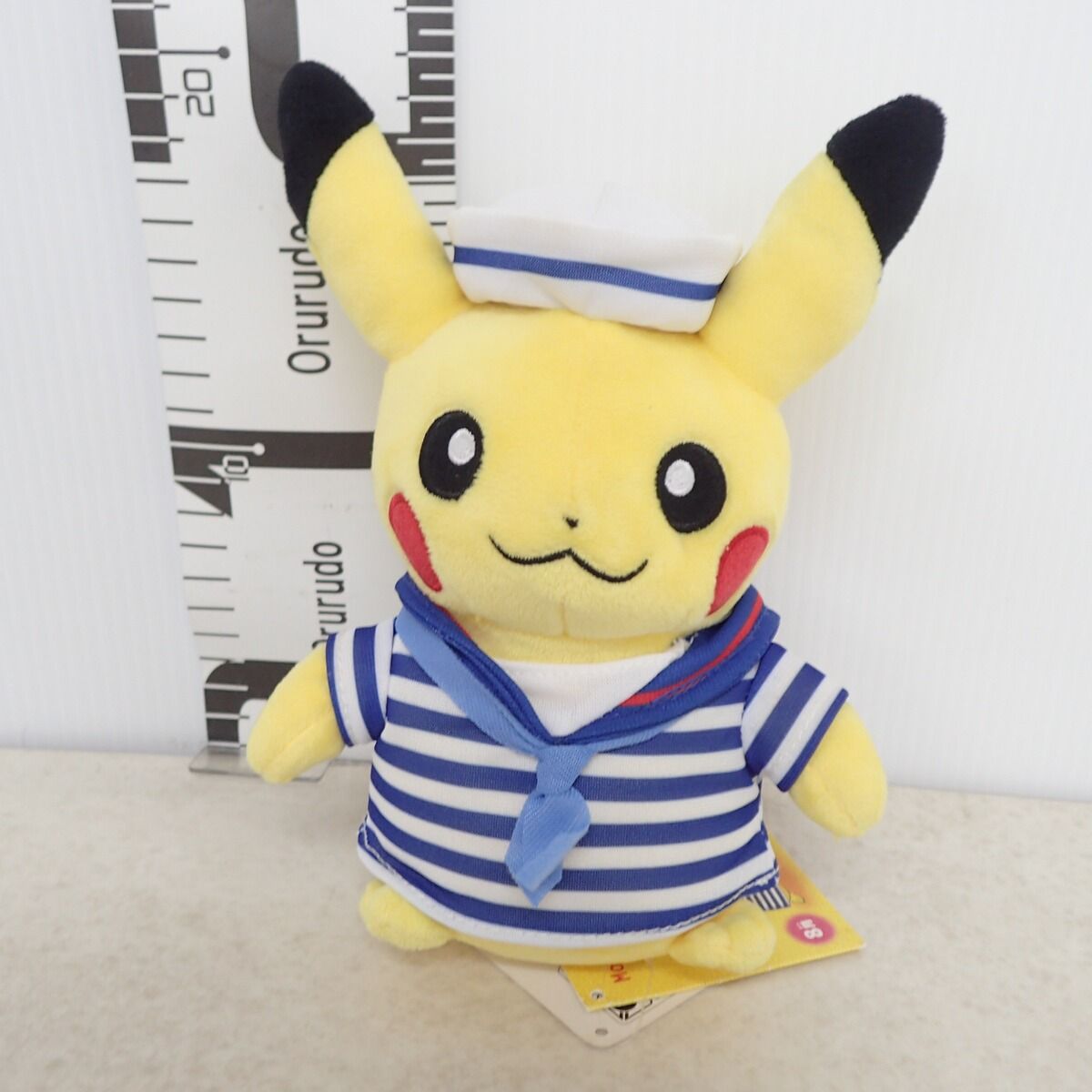 ポケモンセンター ぬいぐるみ マンスリーピカチュウ2015年 8月 紙タグ