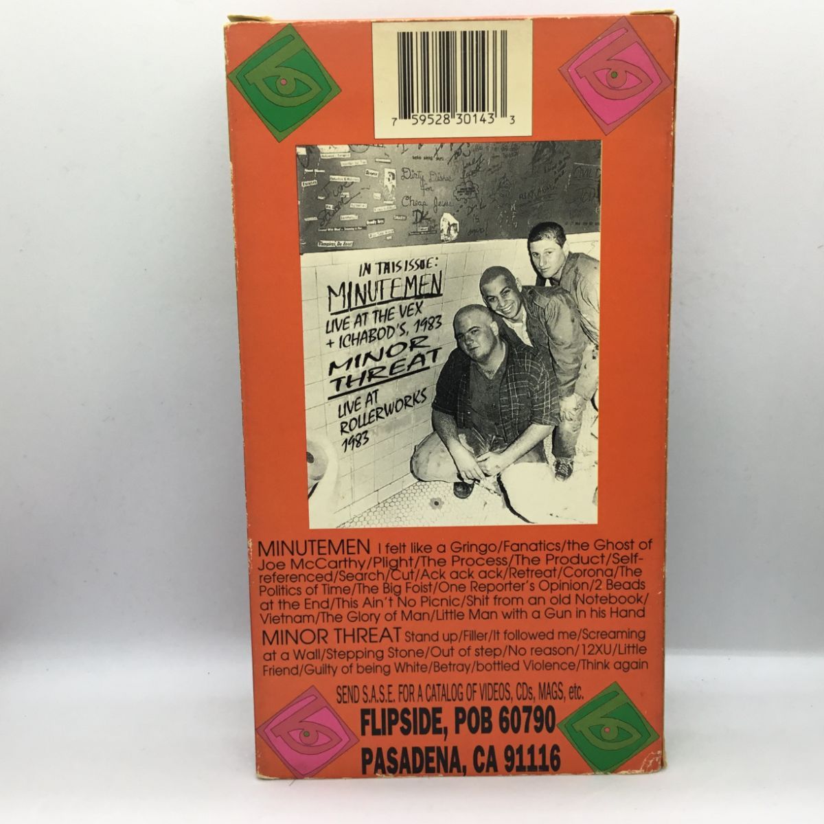 ☆ Minor Threat, Minutemen / The Best of Flipside Video #2 (VHS