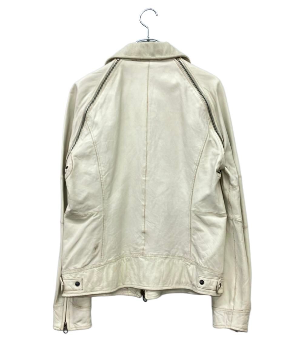 AVIREX レザー ジャケット シングルライダース ヴィンテージ加工 XL アヴィレックス レザージャケット シングルライダース ヴィンテージ