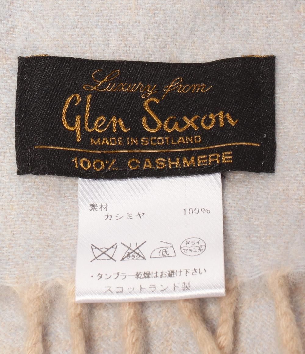 グレンサクソン 大判ストール カシミヤ100% レディース Glen Saxon 