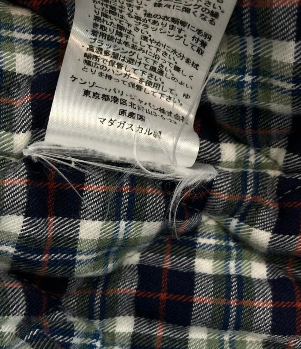 ケンゾー モッズコート フェイクファー フード付き ロングパーカー