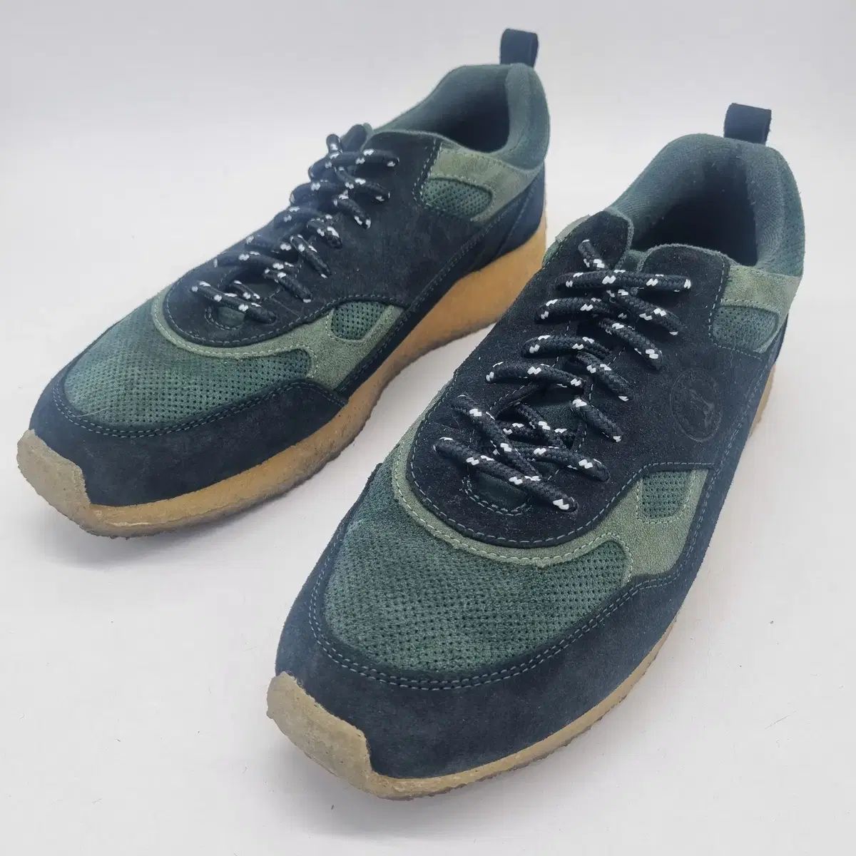 クラークス x ロニー フィグ ROCKHILL 8th ストリート DARK GREEN 275 280mm