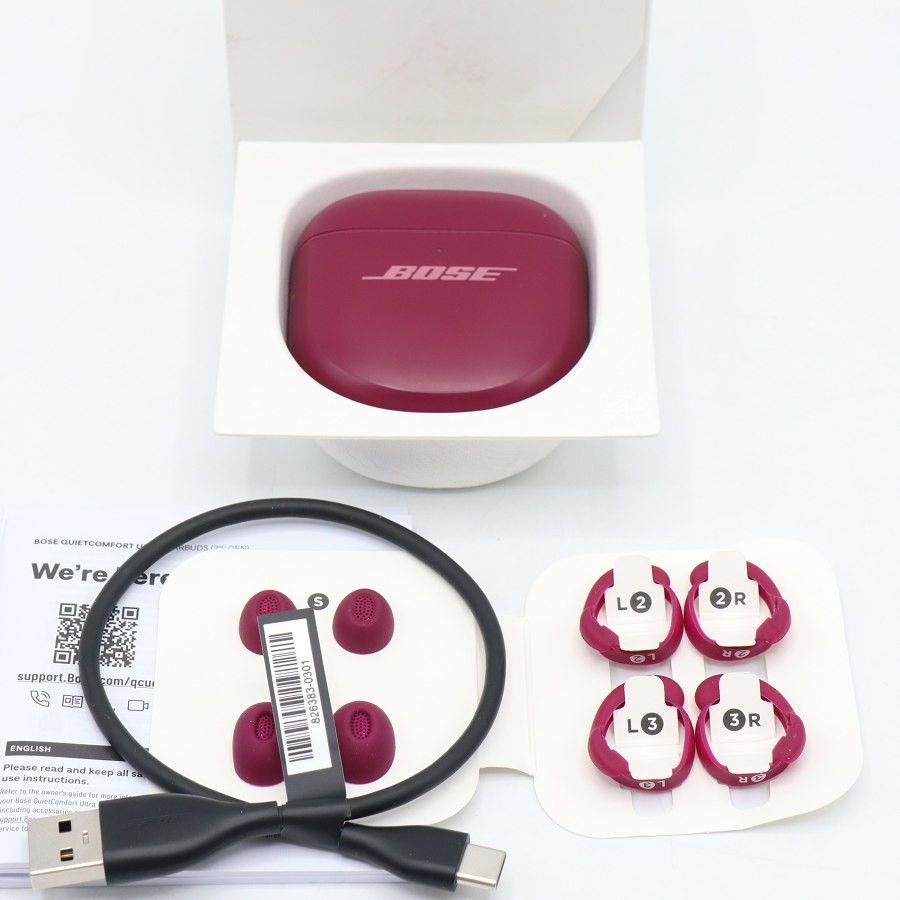 【美品】BOSE QuietComfort Ultra Earbuds 第2世代 ディーププラム 完全ワイヤレスイヤホン Bluetooth対応 ボーズ 本体
