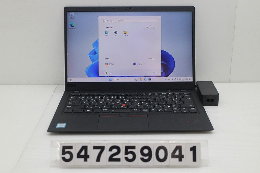 Lenovo ThinkPad X1 Carbon 6th Gen Core i5 8350U 1.7GHz/8GB/256GB(SSD)/14W/FHD(1920x1080) タッチパネル/Win11 【547259041】 24,353円