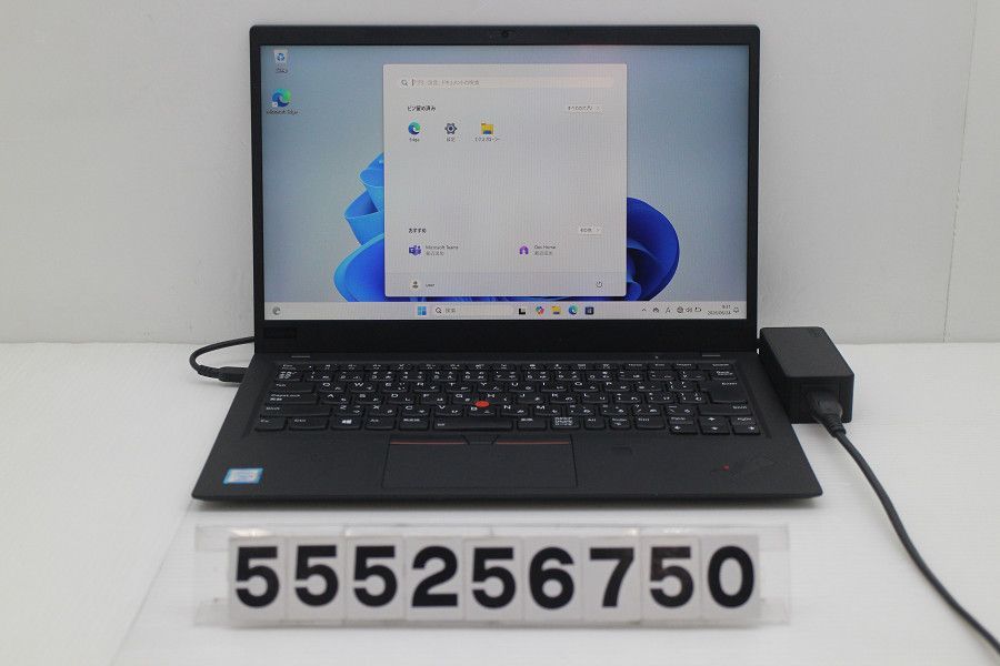 Lenovo ThinkPad X1 Carbon 6th Gen Core i5 8350U 1.7GHz/8GB/256GB(SSD)/14W/FHD(1920x1080) タッチパネル/Win11 【555256750】 24,010円