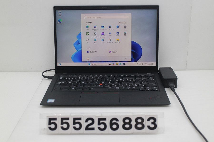 Lenovo ThinkPad X1 Carbon 6th Gen Core i5 8350U 1.7GHz/8GB/256GB(SSD)/14W/FHD(1920x1080) タッチパネル/Win11 【555256883】
