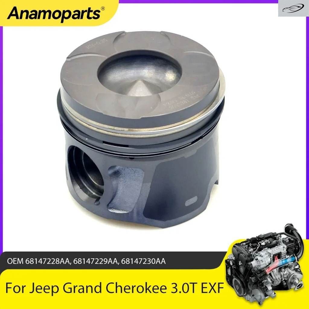 エンジン パーツ ピストン リングセット 3.0L T EXF V6 ディーゼル ジープ グランド チェロキー RAM 150 L630 A630 3.0L 83MM STD オーバー