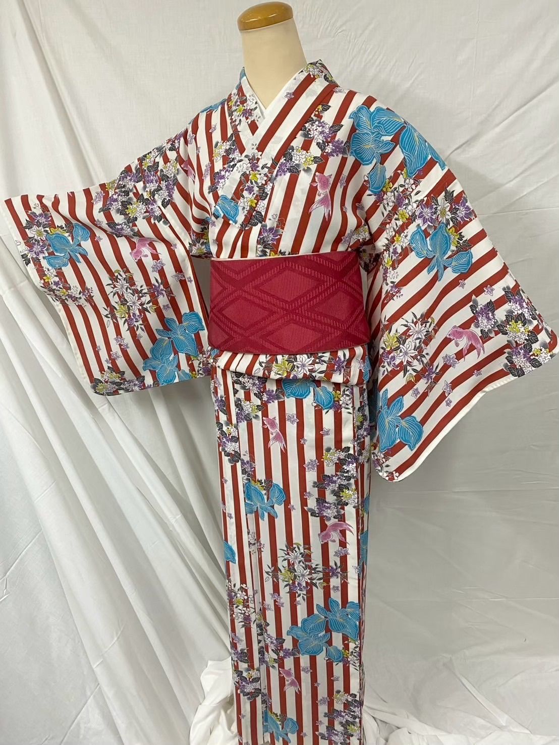 未使用品】 匿名配送 撫松庵 レディース 浴衣 浴衣 ブランド浴衣