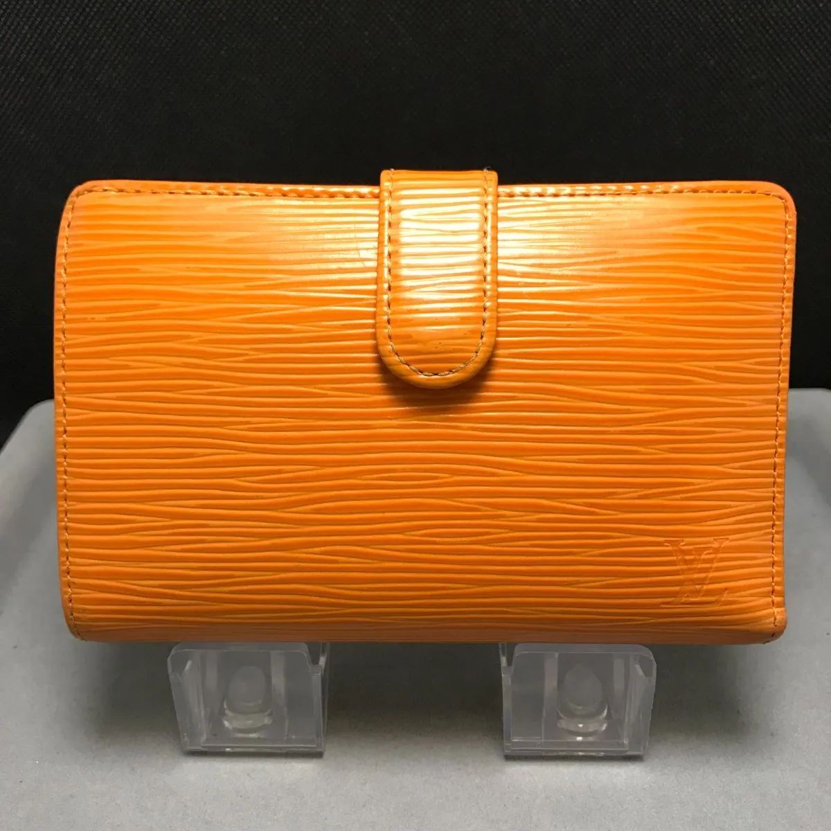 希少カラー★ルイヴィトン エピ ヴィエノワ がま口 二つ折り財布 オレンジ LOUIS VUITTON ルイヴィトン 二つ折り財布 ポルトフォイユヴィエノワ