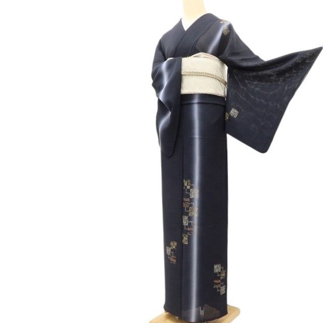 百華❀Y5188◇美品 夏着物 変わり絽 正絹 手縫い仕立て 付下げ訪問着
