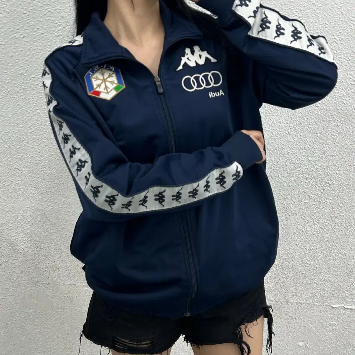 Kappa X Audi サイドロゴ トラックジャージ