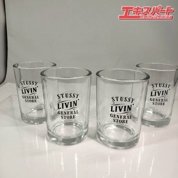 STUSSY LIVIN' GENERAL STORE ステューシー ロゴタンブラー 4個セット