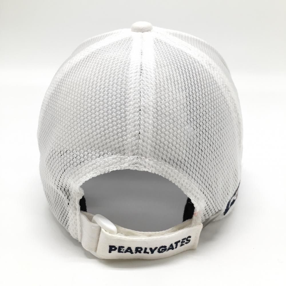 ⛳️ゴルフ　パーリーゲイツ キャップ　ホワイト　完売品 パーリーゲイツ メッシュキャップ 白 FR ゴルフウェア PEARLY GATES