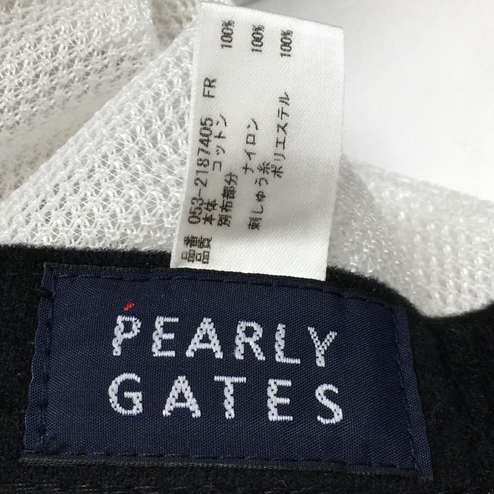 パーリーゲイツ メッシュキャップ 白 FR ゴルフウェア PEARLY GATES