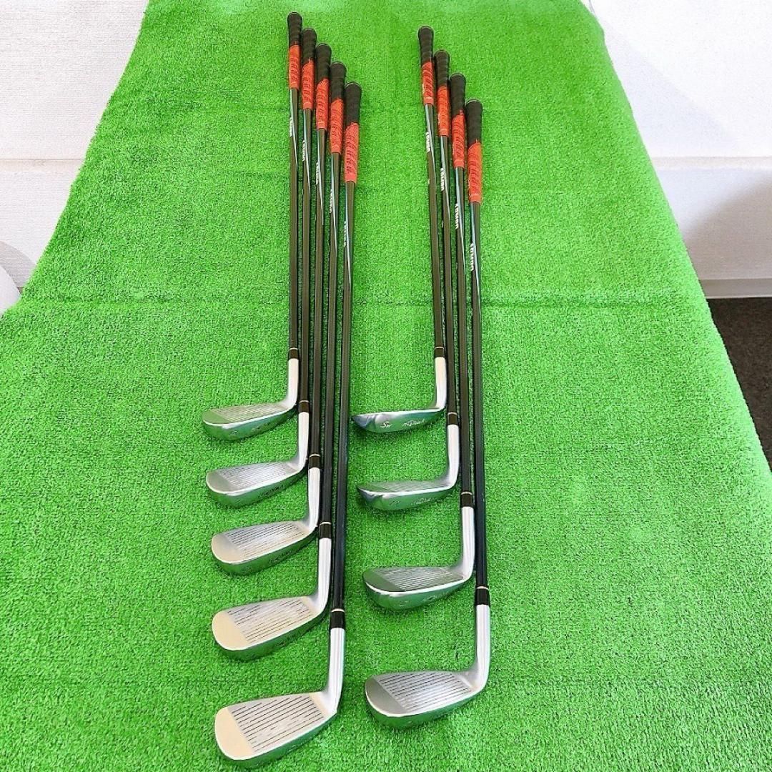 ナ13星3Sスター 最高級BERES MG802 9本アイアンセット 金R