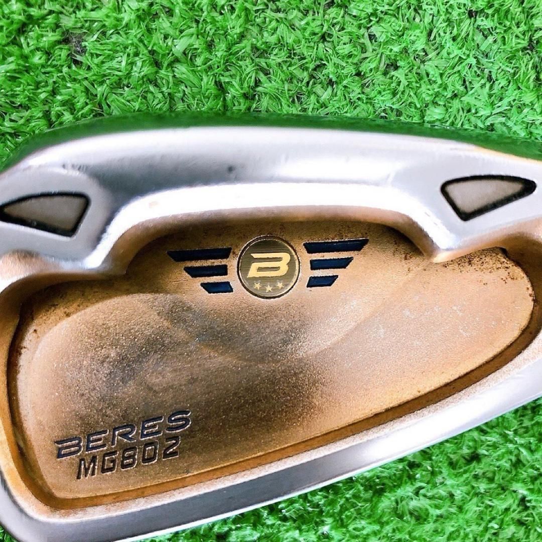 ナ13星3Sスター 最高級BERES MG802 9本アイアンセット 金R